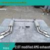Exhaust Pipe Mod for Mercedes-Benz W464 2.0T G350: Complete Front, Middle, Rear Valve Sound System