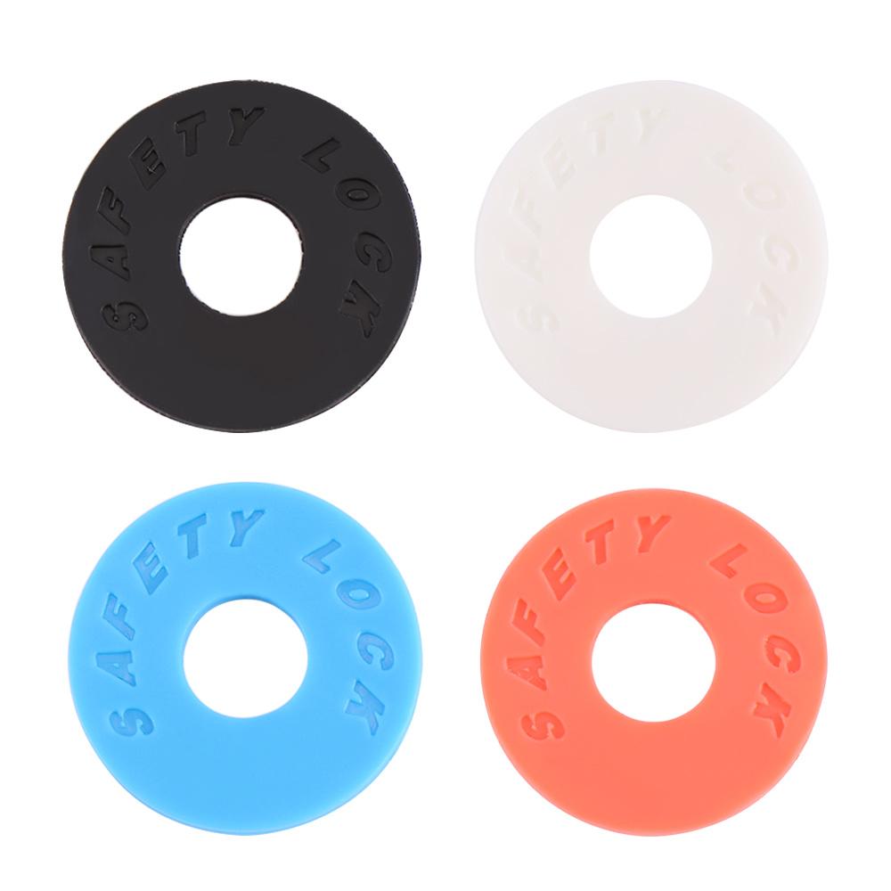 

4pcs/set Anti-shedding Rubber Bass Electric Strap Lock Buckle Tail Nail buckles Guitar Accessories белый