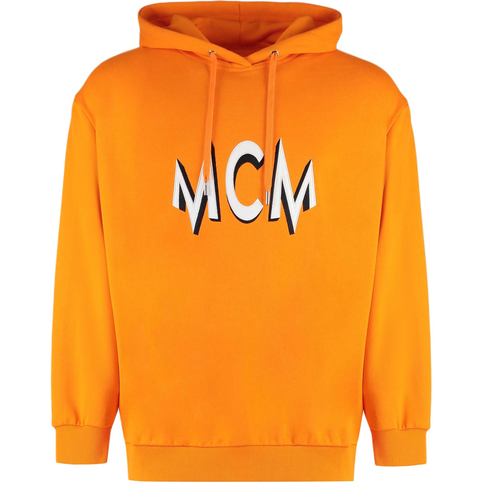 MCM Letter Print Hooded Casual Long Sleeve Sweatshirt Women sweatshirt MFADAMM03O000M S