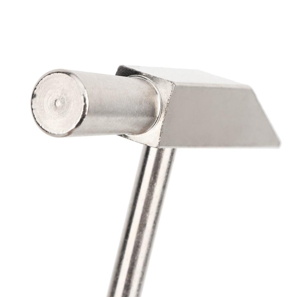 Metal Head Jewelry Hammer Black Grip Double Head Hammer Portable Hammer Jewelry Making