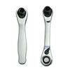2 Pieces 72 Teeth Mini Ratchet Wrench Toughbuilt Swivel Socket Wrench Spanner for 1/4 "Drive Sleeve Automotive Mini Repair Tools