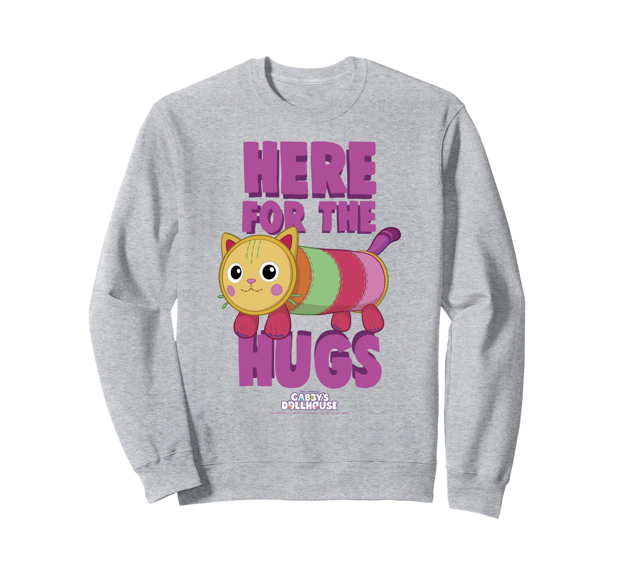 

DreamWorks Gabby s Dollhouse Valentine s Day Pillow Cat Sweatshirt