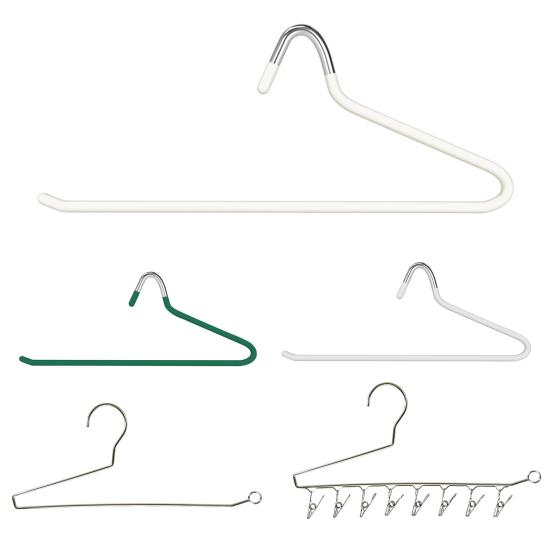 5Pcs Organization Space-saving Durable Z-shaped 35/37cm Household Clothes Racks Clothes Hangers