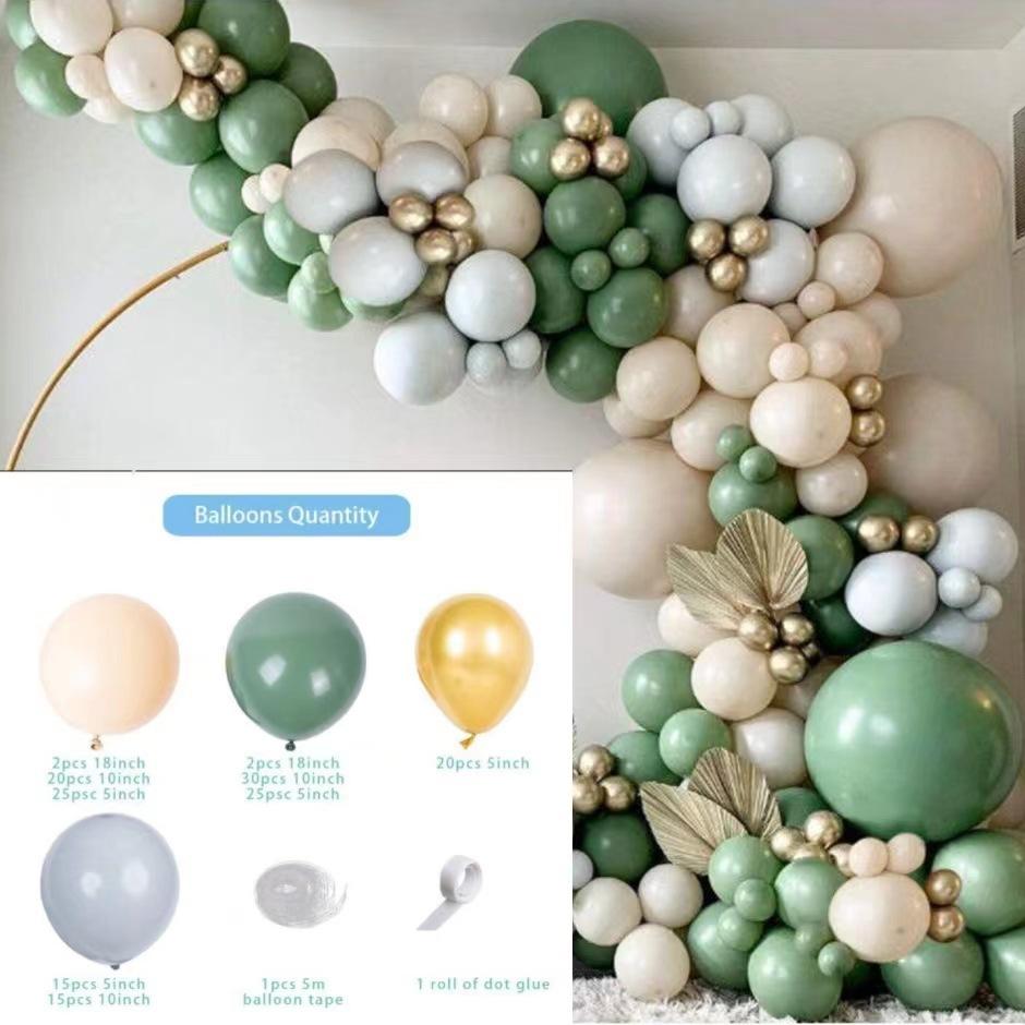 Vintage Balloon Chain Birthday Party Balloon Package Wedding Wedding Arrangement Latex Balloon Chain Set