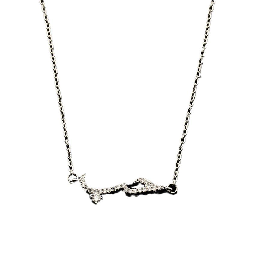 Arabic Love Declaration Zircon Charm Bracelet