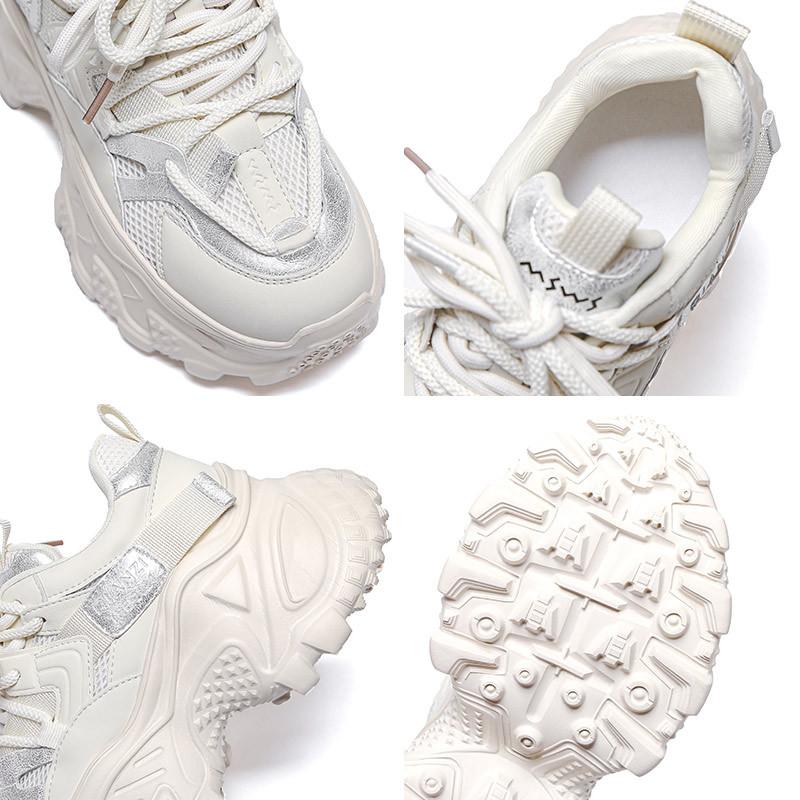 2025 spring new dad shoes women's popular platform heightening shoes fashionable retro sports shoes versatile casual women's shoes