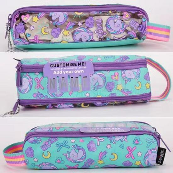 Smiggle Australia Large Cartoon Pencil Case for Primary & Secondary Students