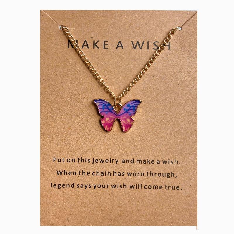 10pcs Y2K Butterfly Pendant Necklaces, Minimalist Elegant Unisex Design, Ideal for Daily Wear, Parties and Gifting.