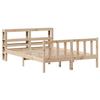 VidaXL Cadre de lit avec tête de lit 120x200 cm bois de pin massif, lit, mobilier de chambre à coucher, lit en bois, lit 3305759