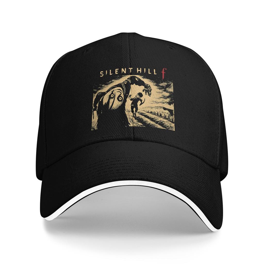 Silent Hill F Horror Game Baseball Cap Fashion  Sandwich Cap Unisex Style Adjustable Caps Hat Activities
