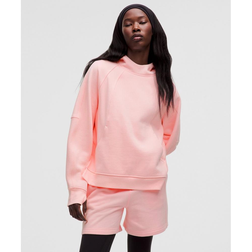 

Lululemon Scuba Oversized Side Slit Hoodie Strawberry Milkshake XS/S