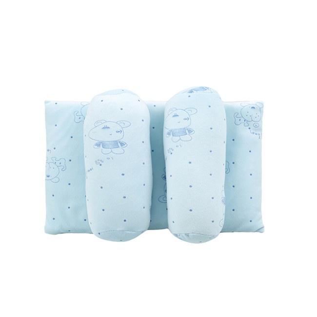 

Съемная розовая / синяя / бежевая мягкая подушка для поддержки головы для младенцев и малышей из хлопка синий