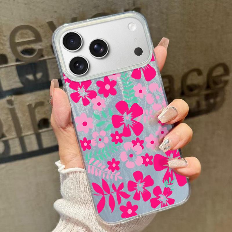 

Vintage Colorful Flower Pattern Phone Case For iPhone 17 Air 16e 16 15 14 Pro Max 13 17 Pro Max Shockproof TPU Hybrid Hard PC Phone Cover iPhone 13 Pro Max