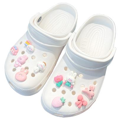 Shoe Charm DIY Pins Cute Rabbit  Decoration Buckle for Hole Shoes Charms Set Accessories Kids Boy Girls Gift