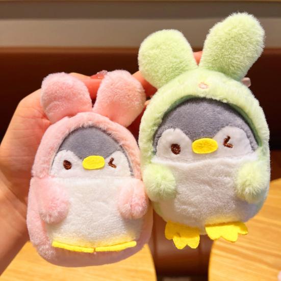 Penguin Keychain Soft PP Cotton Filling Cute Cross-dress Doll Plushies Ornament