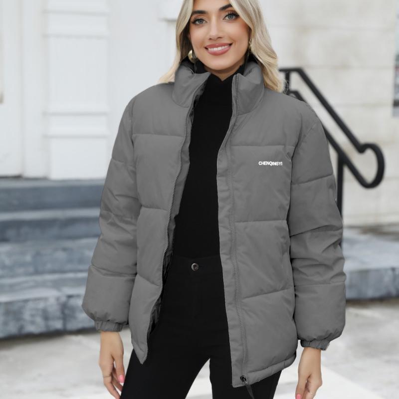 Осень-зима с длинными рукавами и полувысоким воротом на молнии — фото 14