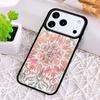 Flowers Mandala Floral Phone Case for iPhone 17 Air 16 15 11 12 14 13 Pro Max Shockproof Cover