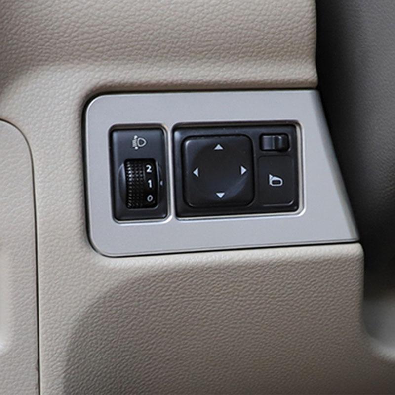 Dashboard Odometer Button Switch Chrome Cover Trim for Nissan Nv200 Evalia Car Styling Stickers Accessories Decoration Covers