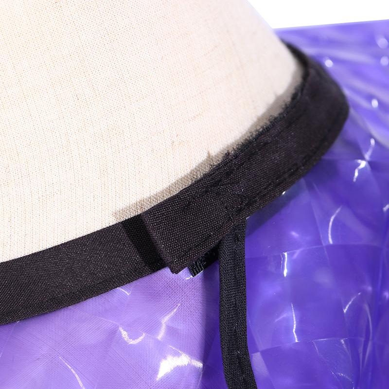 Krótki Fartuch Fryzjerski Peleryna do Farbowania Włosów Wielorazowa Wodoodporna Peleryna Salonowa