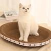 Corrugated Cat Scratcher Cat Scrapers Round Oval Grinding Claw Toys for Cats Wear-Resistant Cat Bed Nest Cat Accessories