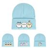 Chiikawa Usagi Round Top Dopamine Print Knit Hat For Enthusiasts Animation