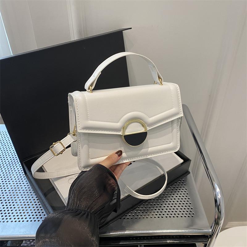 Trendy Street Style Pu Shoulder Bag For Women Available In Black Pink Blue And White Chic And Versatile