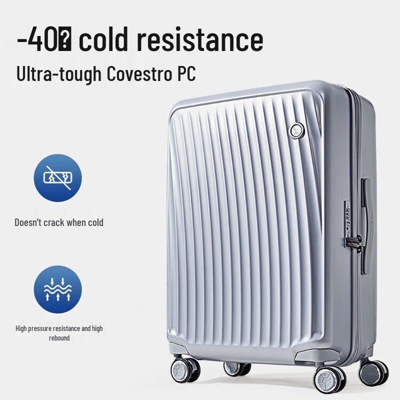 Ai Huashi OCX6620 24-inch Silver PC Hardshell Luggage