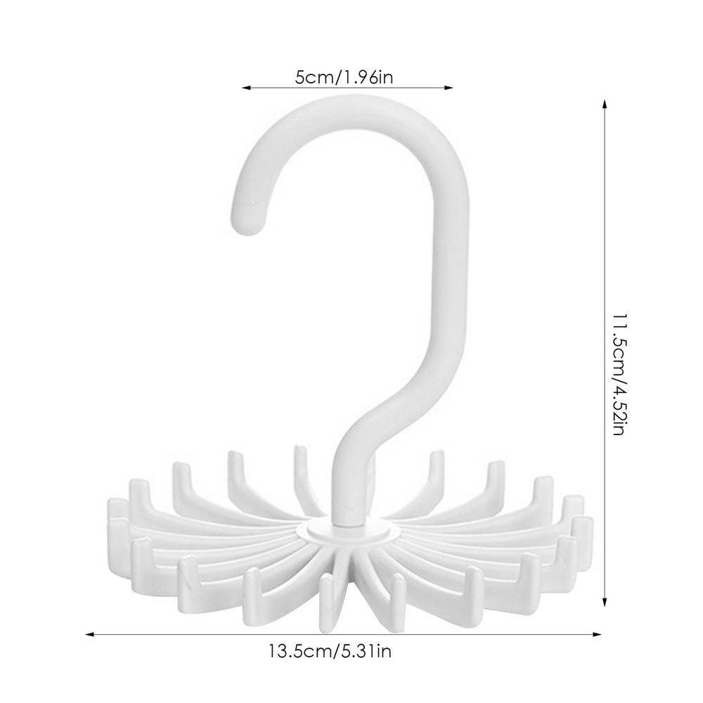 Drehbarer Krawattenhalter Schalaufhänger Halter 360 Grad Drehbarer Gürtel Schalaufhänger Haken für Schrankaufbewahrung Krawatten Gürtel Halter Haken
