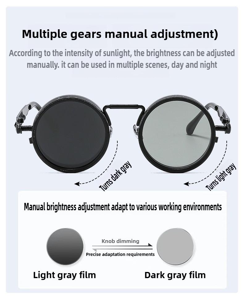 Neutral Fashion Adjustable Light-Reducing Sunglasses Fashion Personalized Full Frame Uv Protection Sunglasses