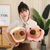 25/35cm Turn Into Capybara Super Soft Dolls Transform Cartoon Bee Bread Flower Animals Plush Toys For Girls Boys Christmas Gifts
