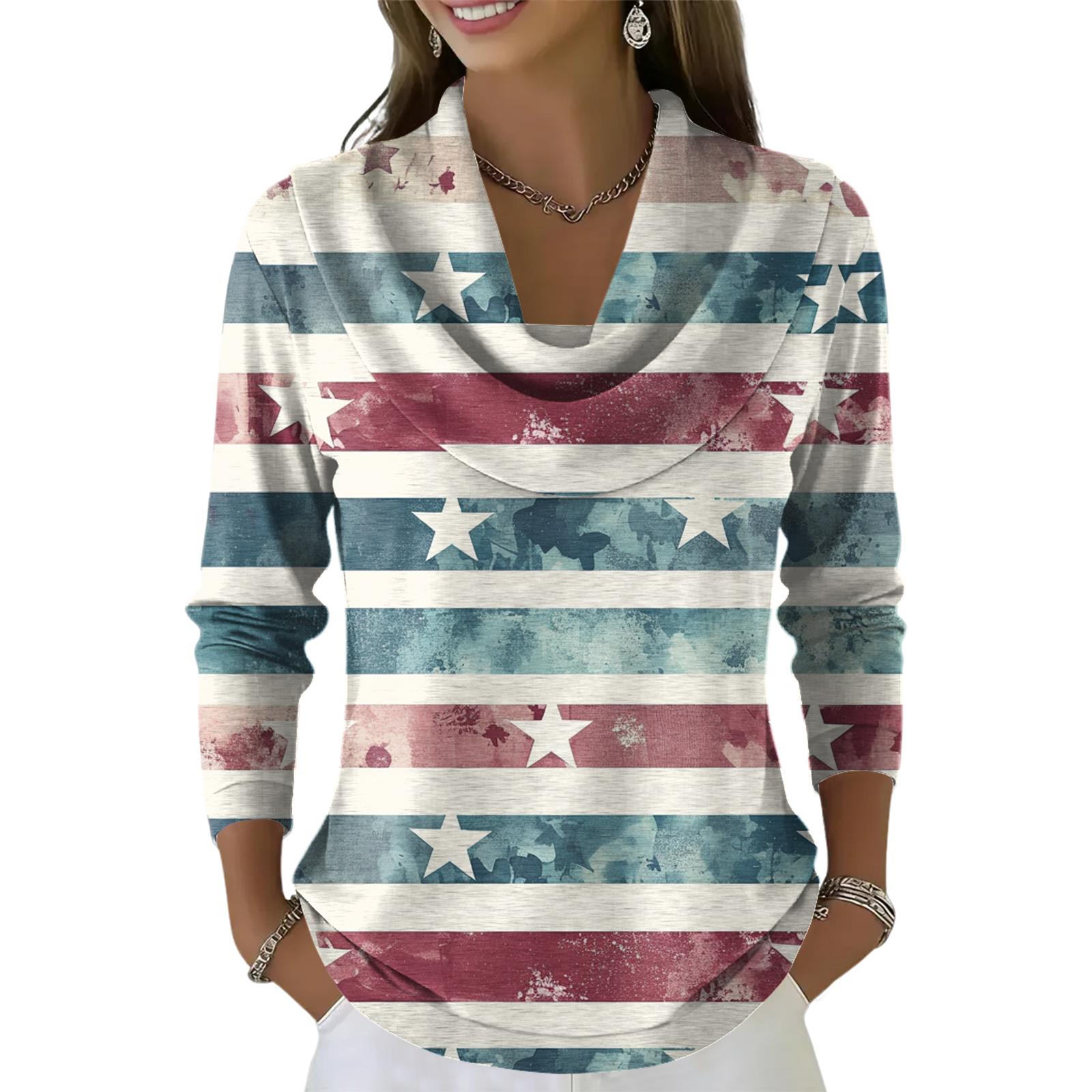 Women s Casual And Fashionable Round Neck Long Sleeved Printed Top Sweater L бежевый