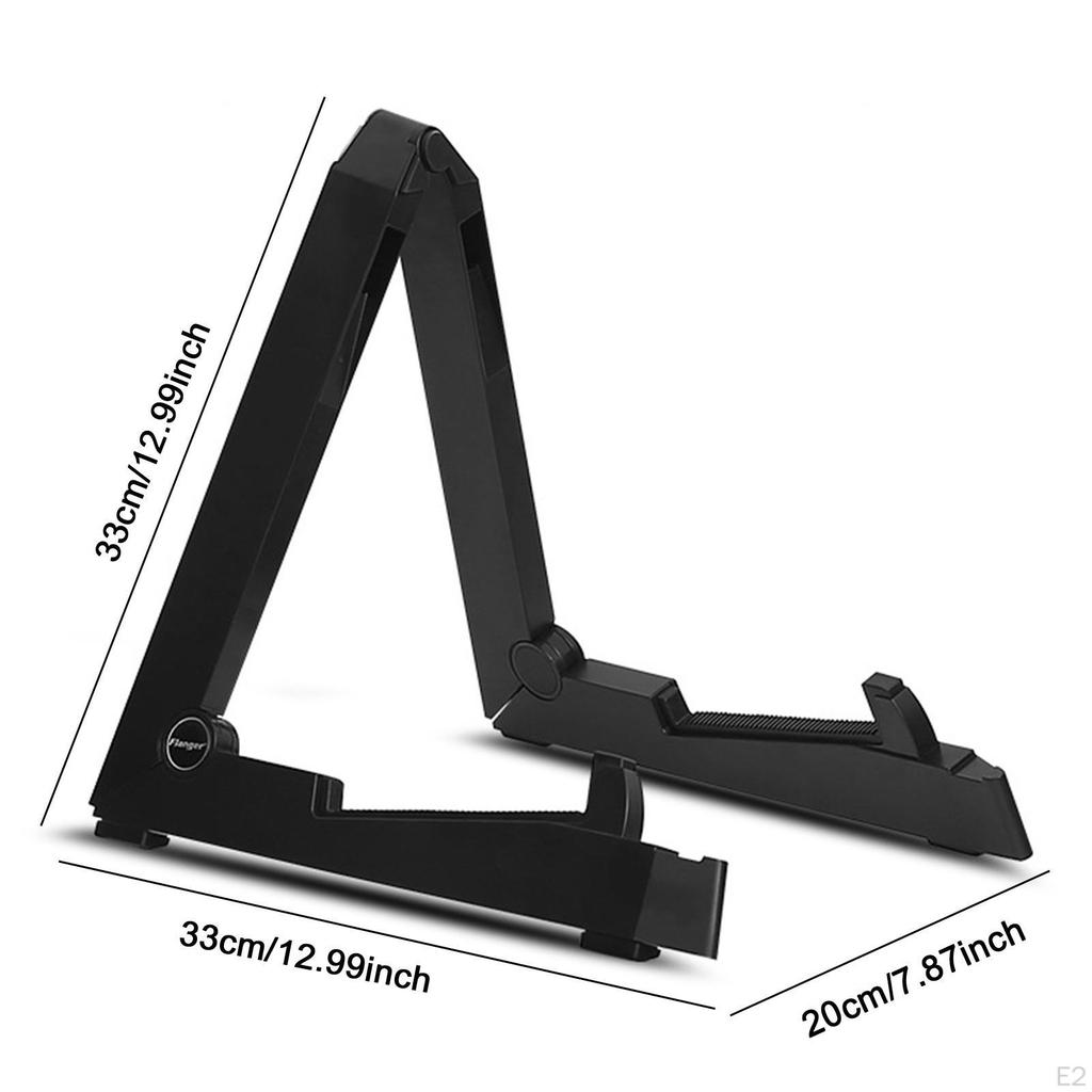 Folding Guitar Stand A Frame Floor Support for Electric Bass Ukulele and Classical Instruments