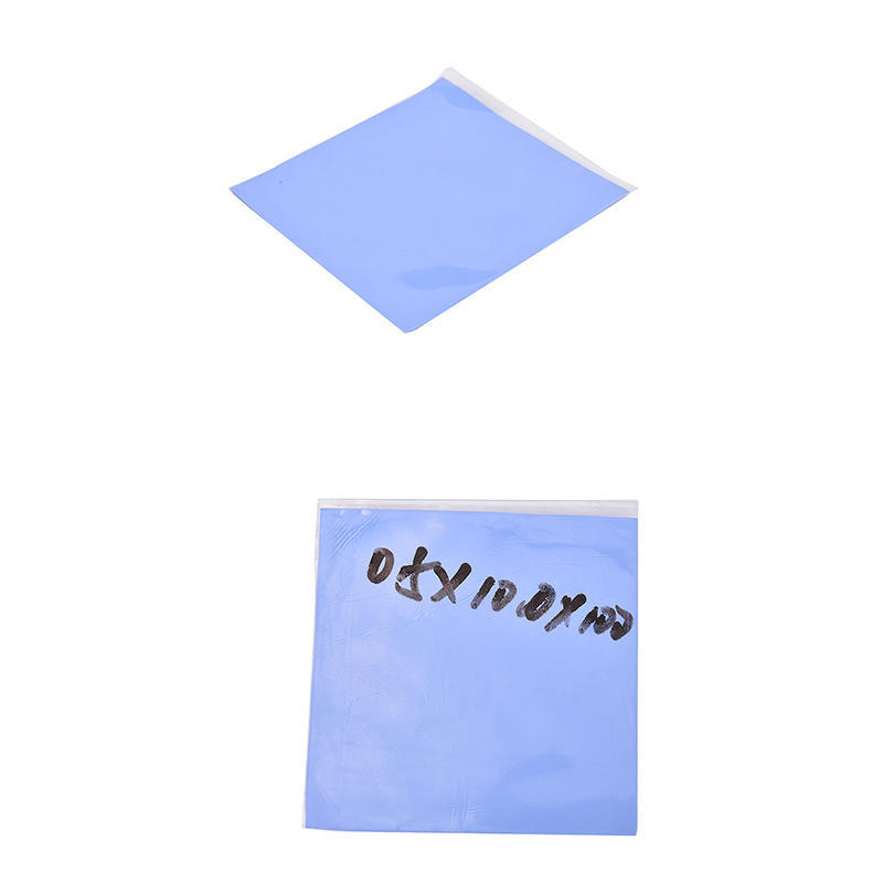 Modrý chladič GPU CPU Chlazení Teplovodivá silikonová podložka 100 mm x 100 mm x 0,5 mm