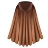 Medieval Suede Velvet Warrior Cloak Costume