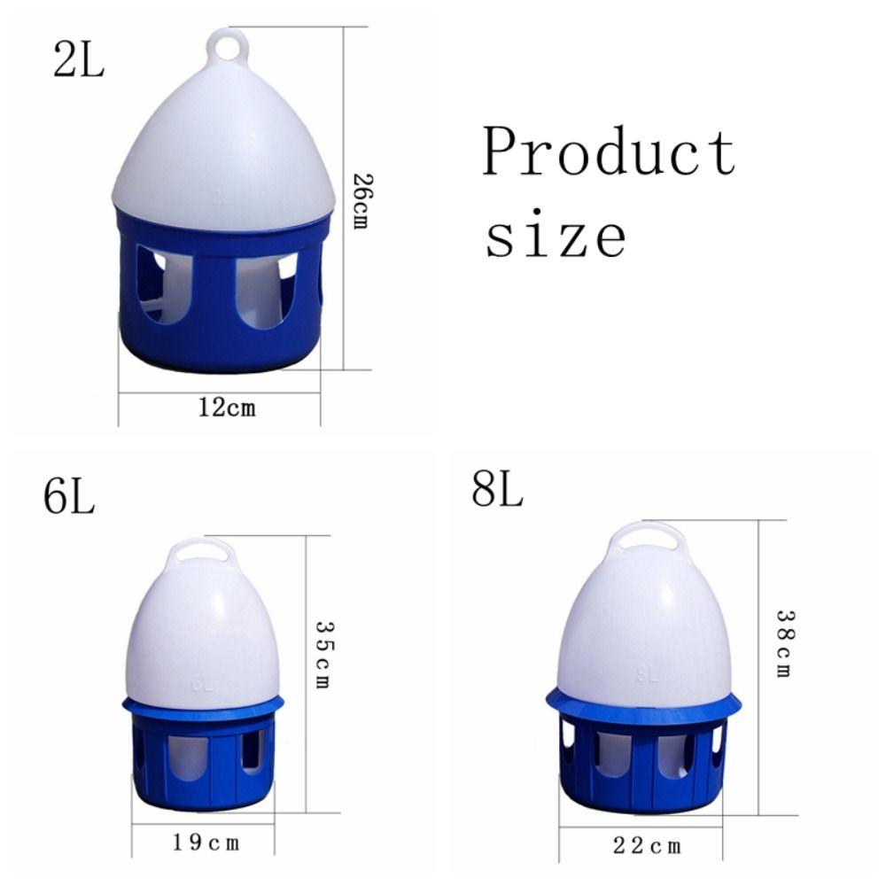Automatische Duiven Waterbak 2/6/8L Duiven Voerbak Kooi Accessoires Vogel Water Dispenser Parkiet