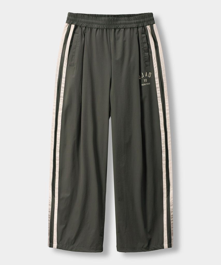Dimiteulibeullaeg [Summer] Vlad One-Pleat Curved Track Pants_Ripstop 3 Colors