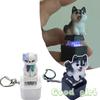 Keyboard Fidget Keychain, Cat Fidget Toy Can Make Cat Sounds Keychain, Rechargeable Stress Reliever With Lights