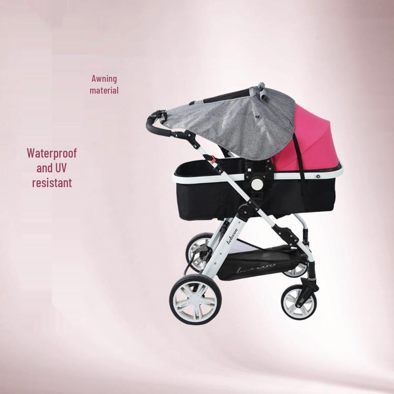 Universal Two-Way Baby Stroller Sunshade with UV Protection and Heat Insulation