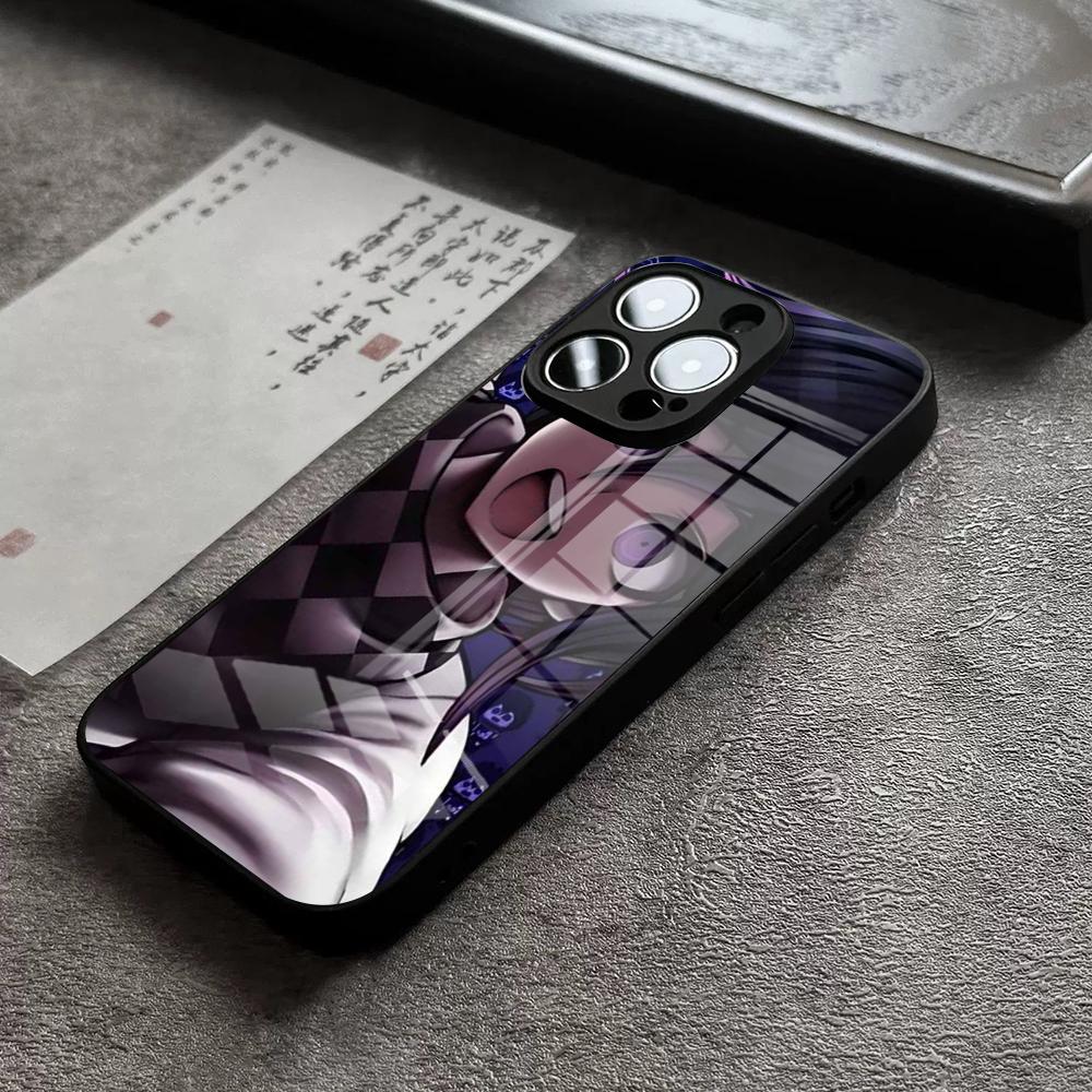 Anime Danganronpa Phone Case For IPhone 15 Pro Max 14 Pro 12 11 13 Mini X XR XS 16 Plus SE Tempered Glass Back Cover