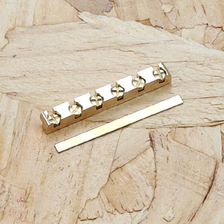 Brass Guitar Nut Replacements Height Bells Nut Height Adjustable 42mm Guitar Nut