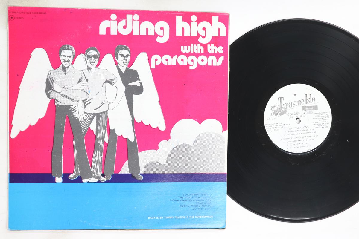 

LP Record PARAGONS - Riding High With The Paragons DSK3517 Treasure Isle Jamaica Reggae, Ska & Dub Used