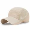 Summer New Breathable Mesh Baseball Caps For Men Outdoor Sports Quick Drying Thin Sunhat Solid Cycling Hats Women Sunscreen Cap