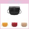 2021 New Crocodile Pattern Women's Saddle Bag Yellow Red Khaki Black Pink