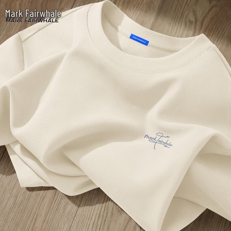 

Mark Fairwhale Men s Waffle Knit Loose Fit T-Shirt M