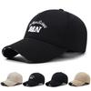 Dn Letter Embroidery Duckbill Baseball Hat Adjustable Sun Breathable Protection