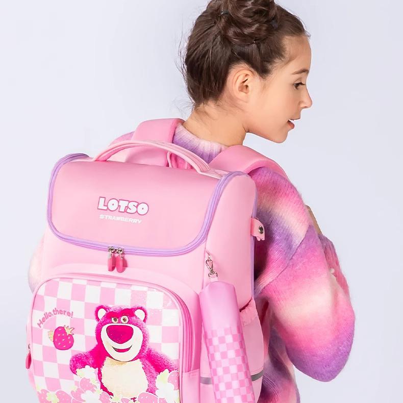 New Disney Polyester Student Bag Regular Kids' Pink MH-B26043