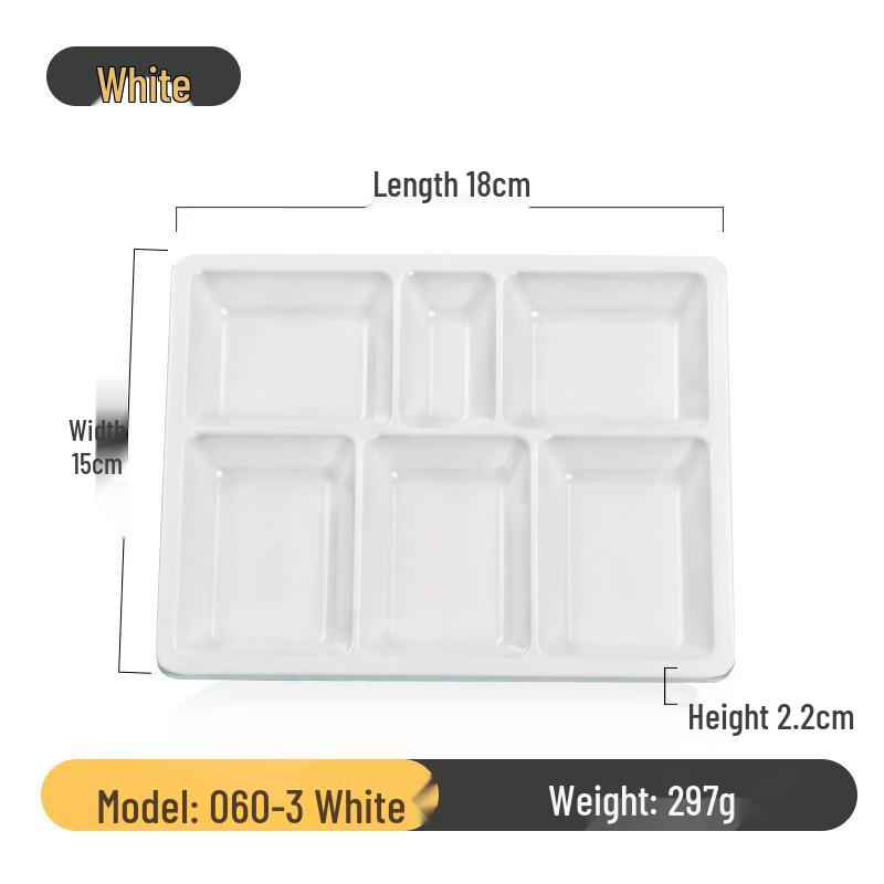 KANGMO Melamine 4-Compartment Sauce Dish