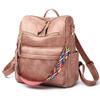 Schoolbagbag Retro Backpack Female Korean Version New Trendy Soft Leather Large Capacity Dual-purpose Women's Backpack Student Schoolbag