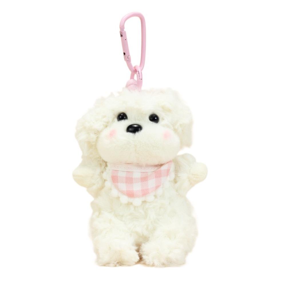

Puppy Plush Toy Pendant Stuffe Plush Key Ring Kawaii Dog Plush Toy Keychain Couple Kids style 4