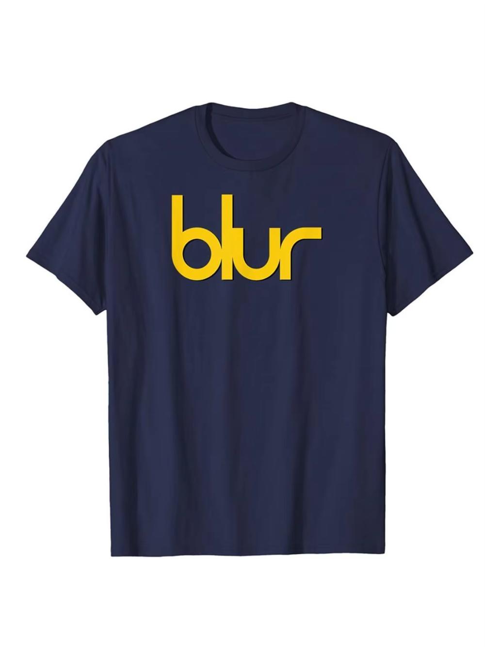 

Blur Blur Band Rock Punk Britannique Musique Coton Impression Lâche Men Women T-shirt Décontracté Américain À Manches Courtes M